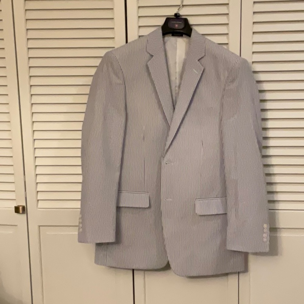 Seersucker blazer